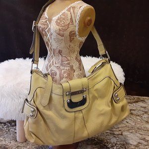 Guess Yellow leather purse